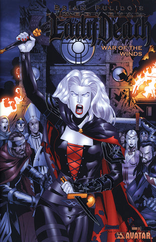 MEDIEVAL LADY DEATH: War of the Winds #3 Platinum Foil