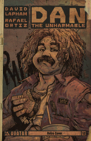 DAN THE UNHARMABLE #12 RETRO INCENTIVE COVER